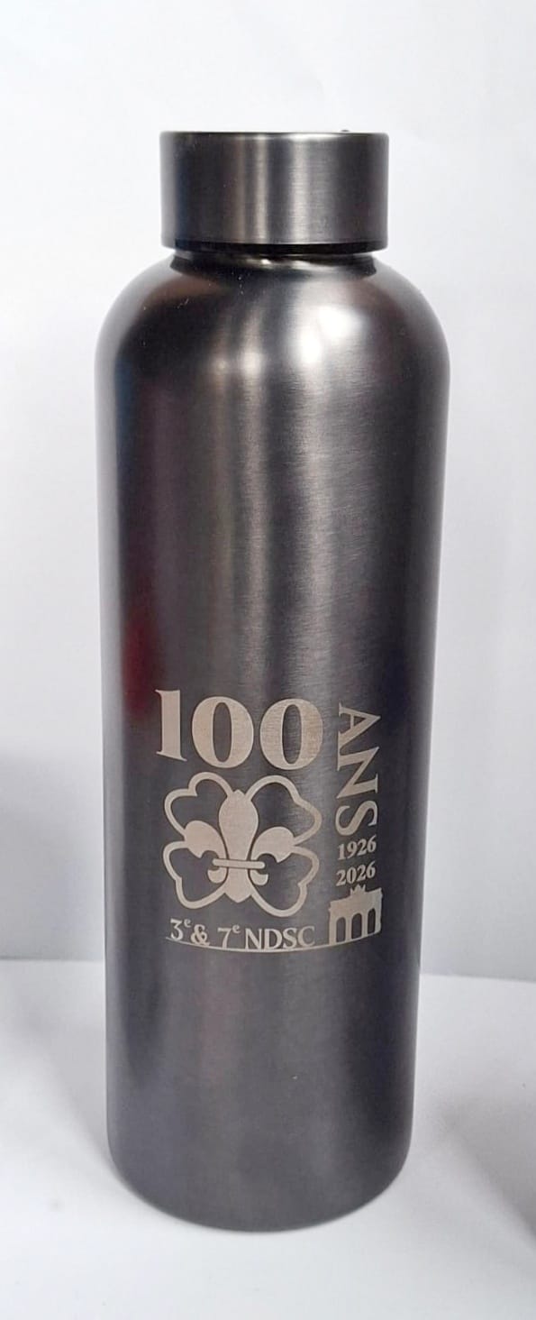 Gourde 100 ans acier inoxydable recyclé Grog 710 ml